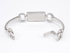 Gucci Tornabuoni 119 Stainless Steel bangle clip