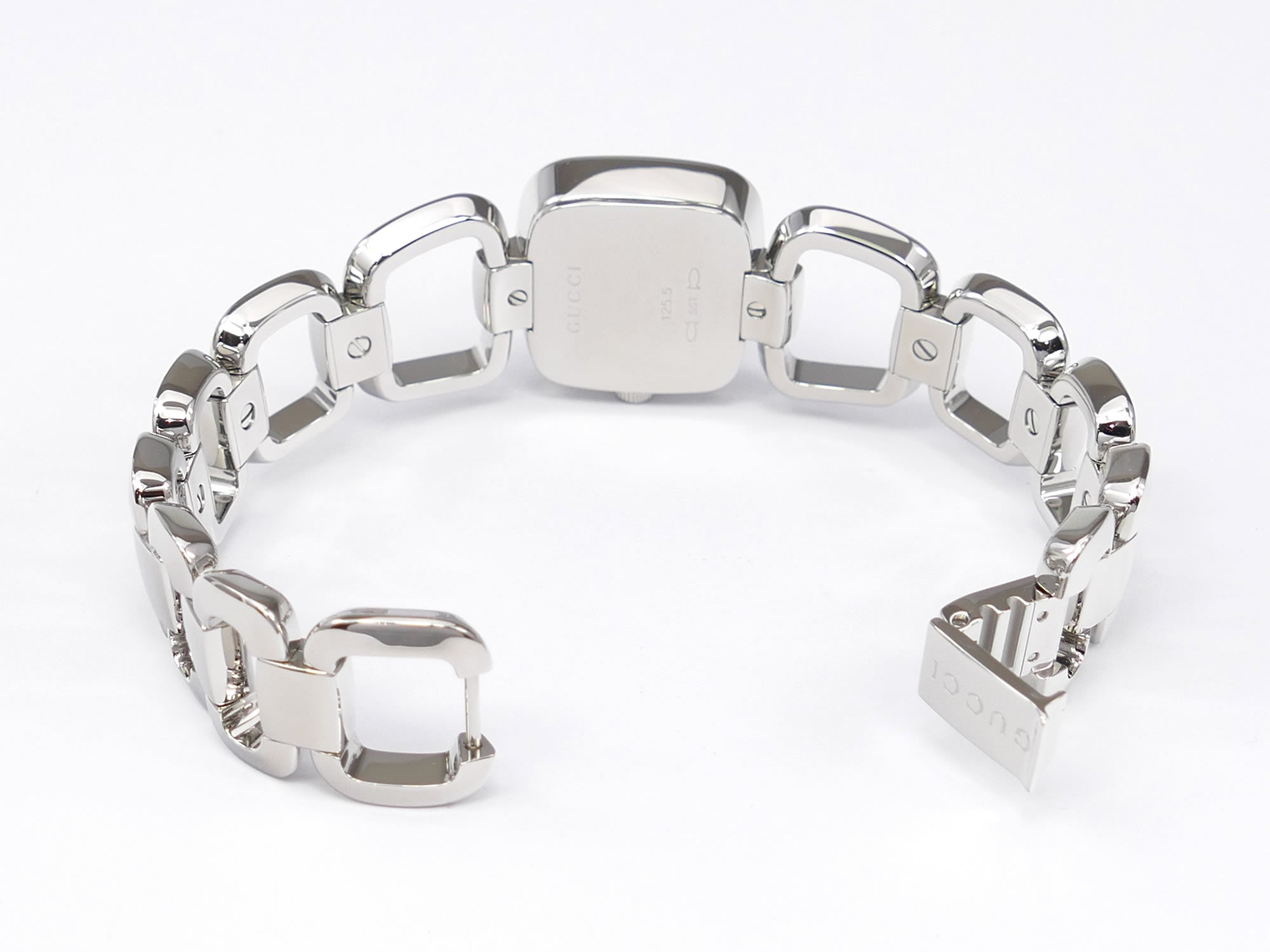 Gucci G 125.5 Stainless Steel bracelet clip
