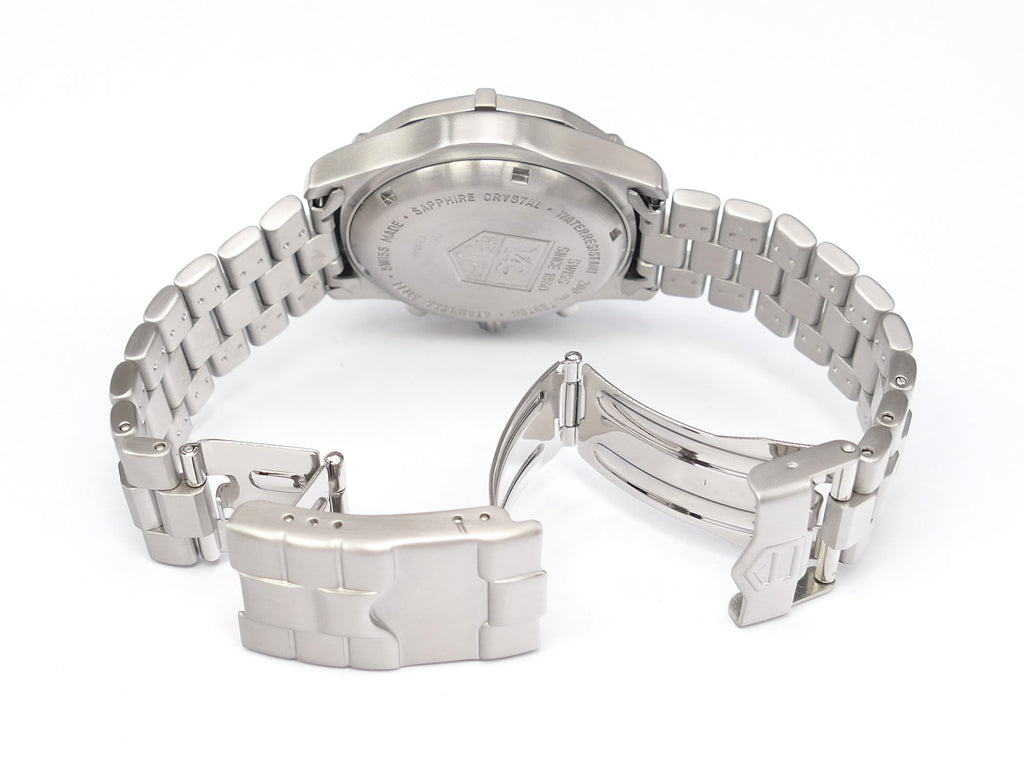 TAG Heuer 2000 Chronograph CK1110-0 stainless steel folding clasp