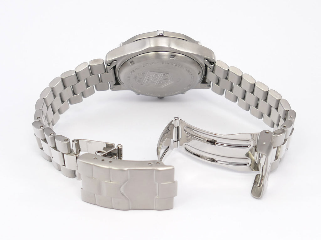 TAG Heuer 2000 Chronograph CK1112 stainless steel folding clasp
