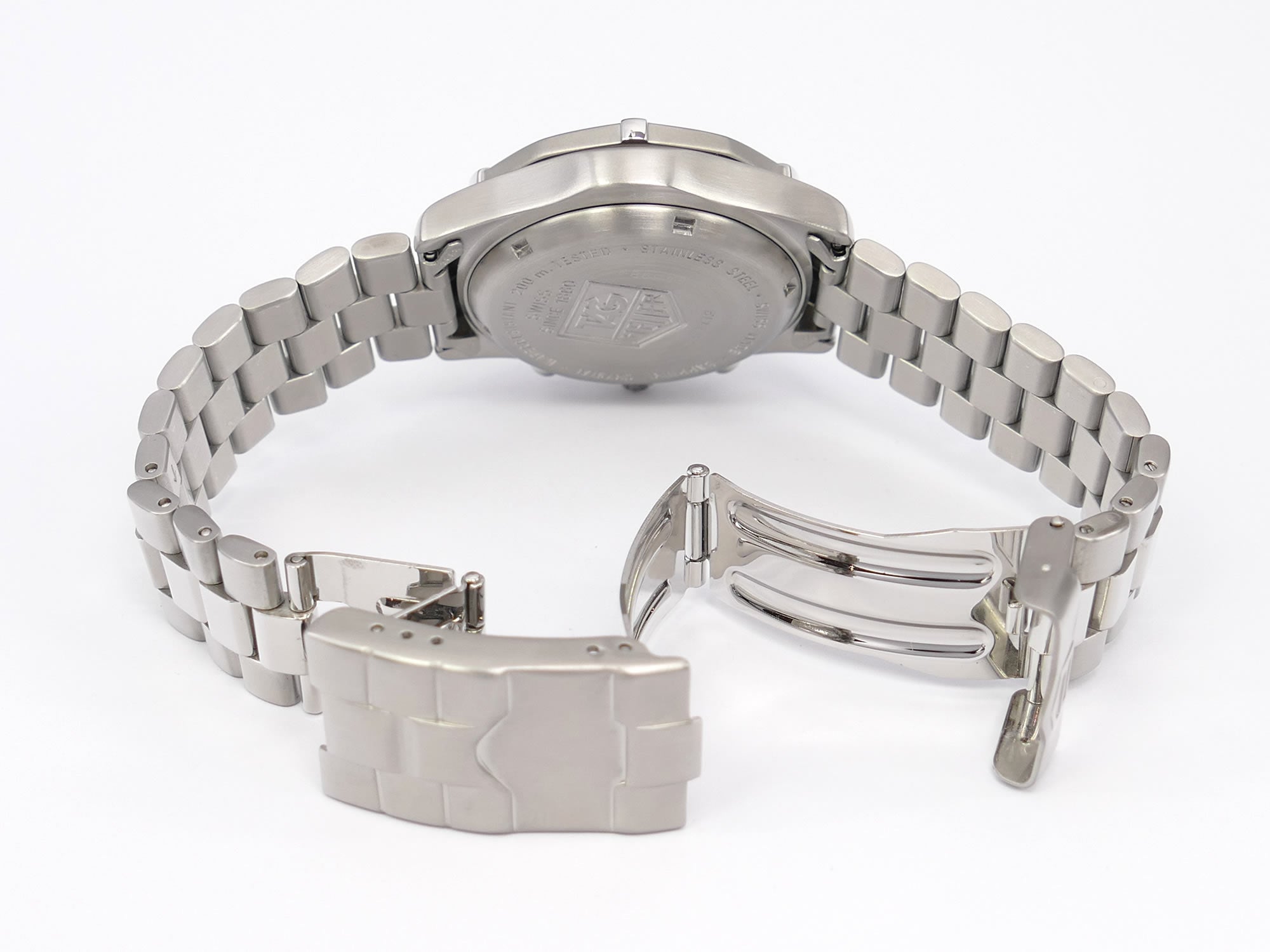 TAG Heuer 2000 Chronograph CK1112 stainless steel folding clasp