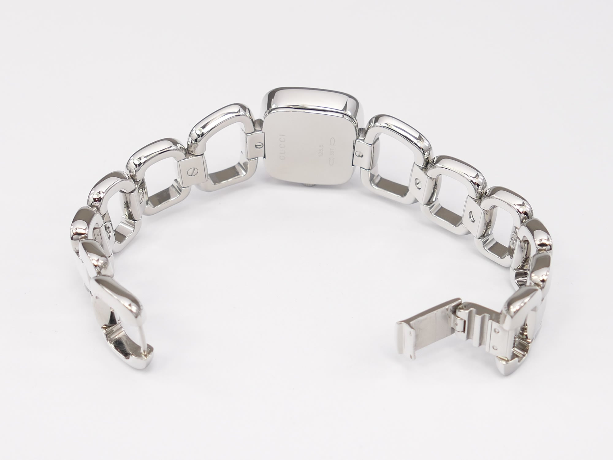Gucci G 125.5 Stainless Steel bracelet clip