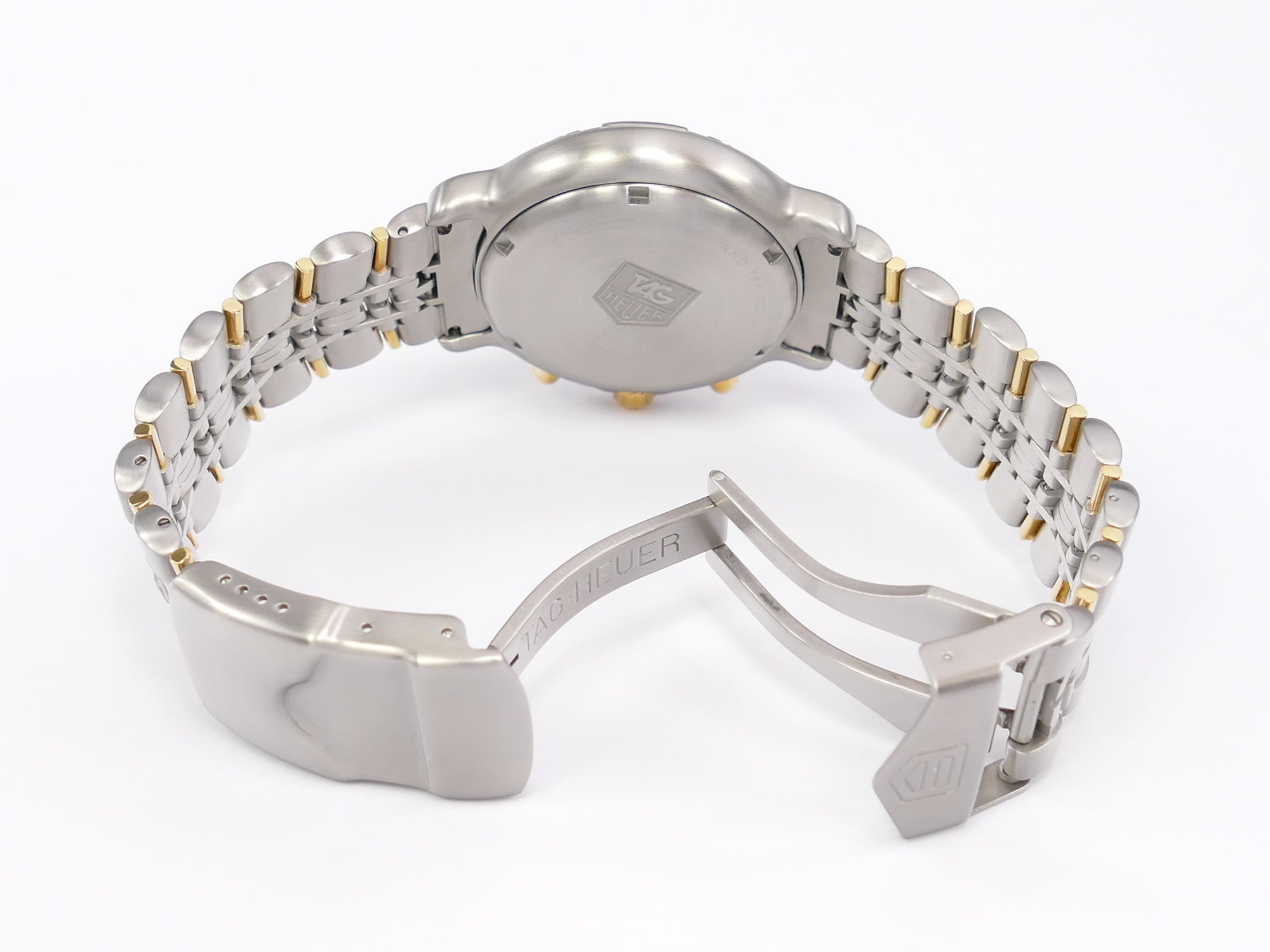 TAG Heuer 6000 Chronograph CH1151-0 folding stainless steel clasp