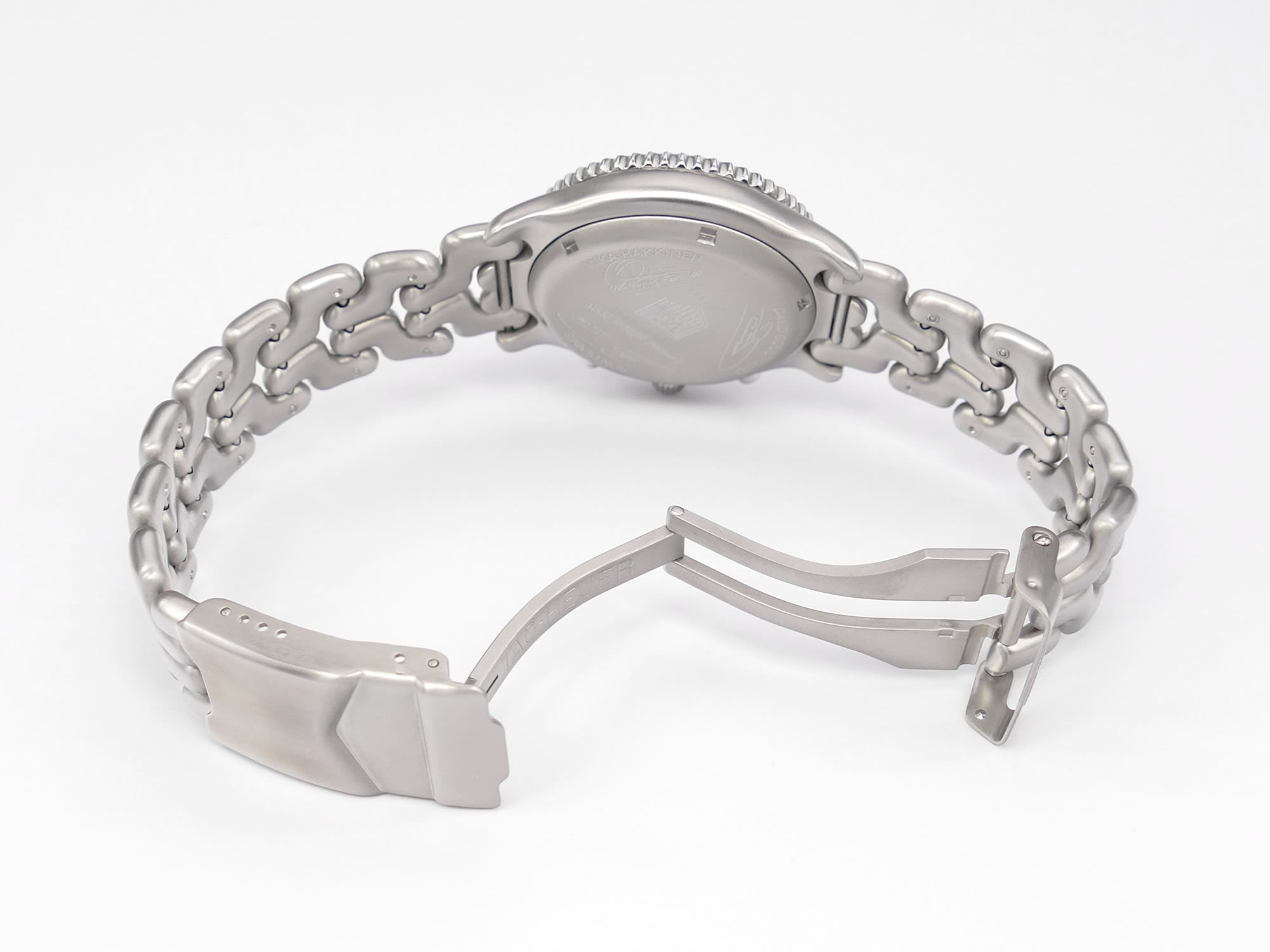 TAG Heuer SEL Chronograph CG1117 stainless steel folding clasp
