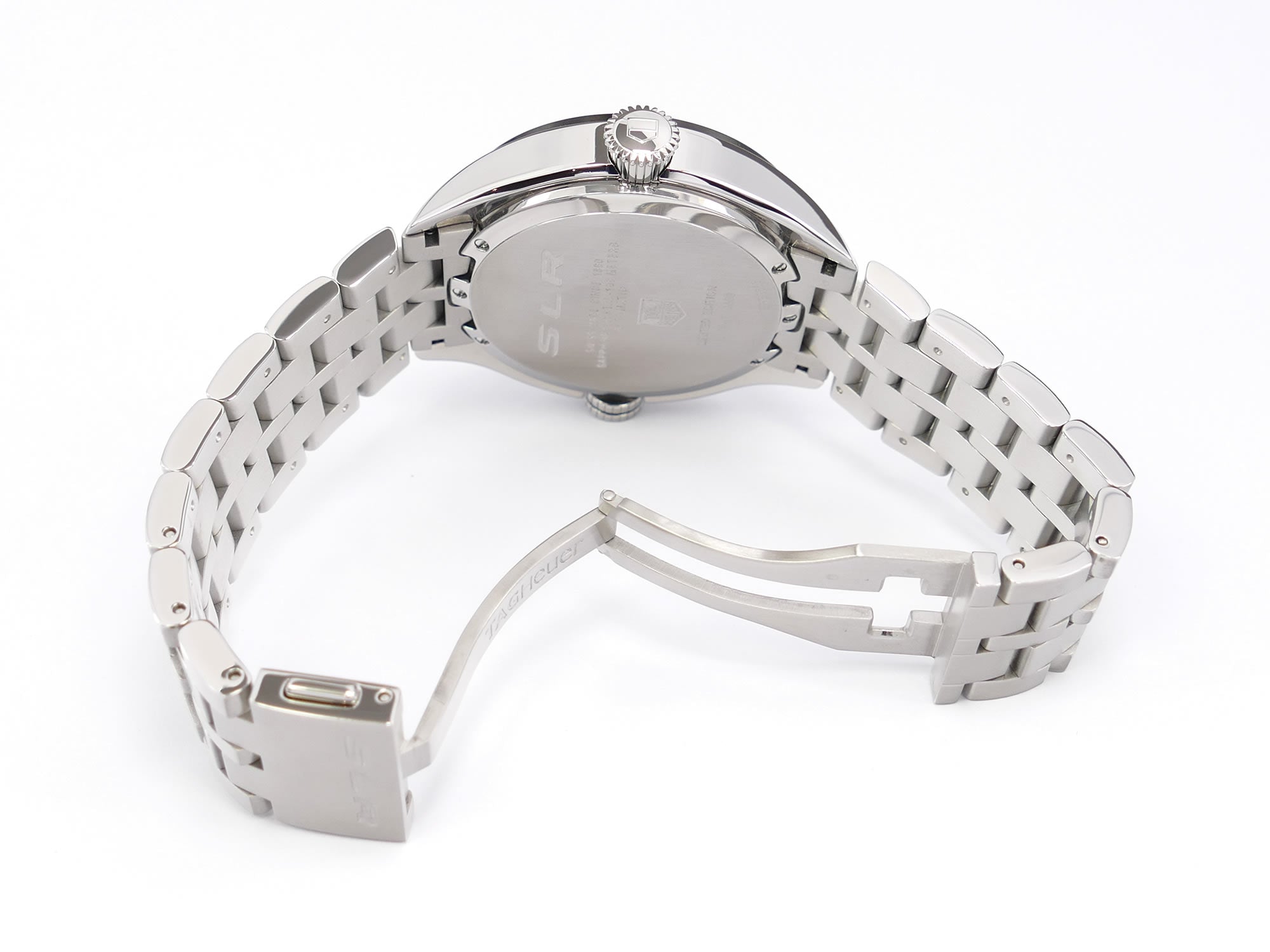 TAG Heuer Mercedes-Benz SLR CAG2111 stainless steel folding clasp