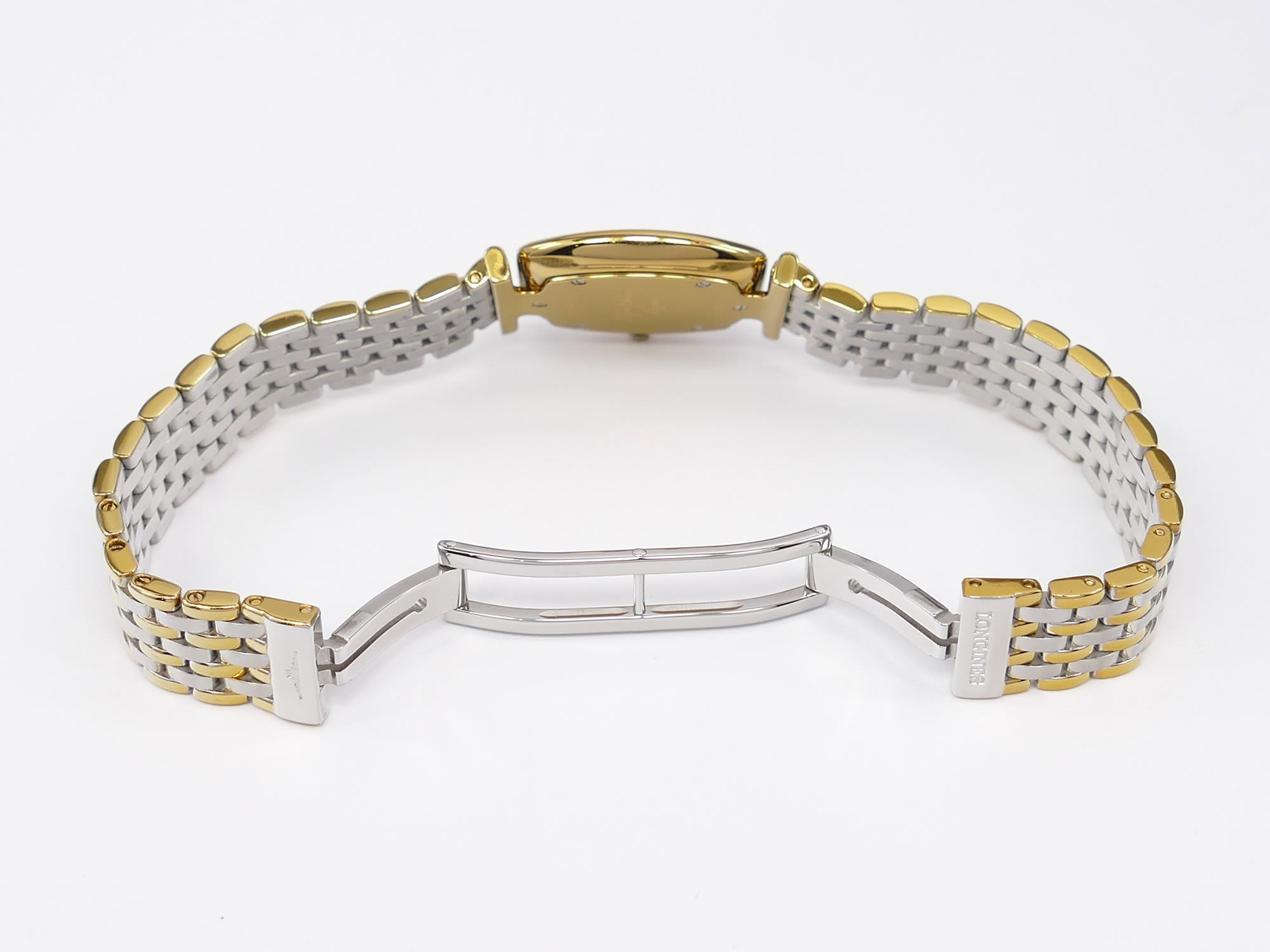 Longines La Grande Classique L4.205.2 stainless steel bi folding clasp