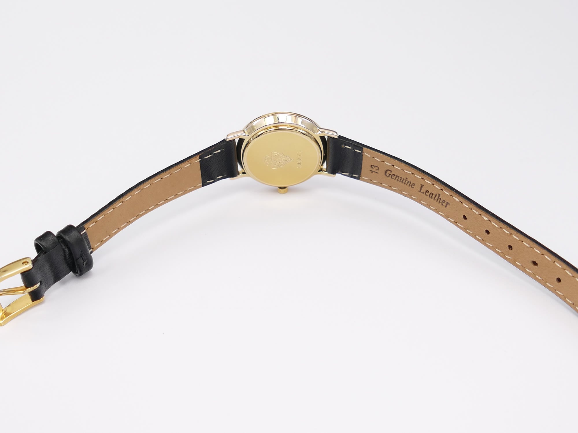 Gucci 3000L two piece black leather strap