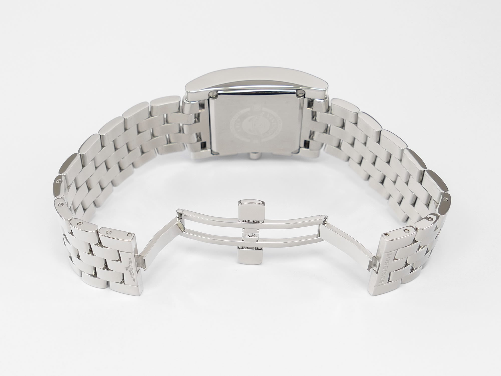 Longines DolceVita Carrée L5.668.4 stainless steel bi folding clasp