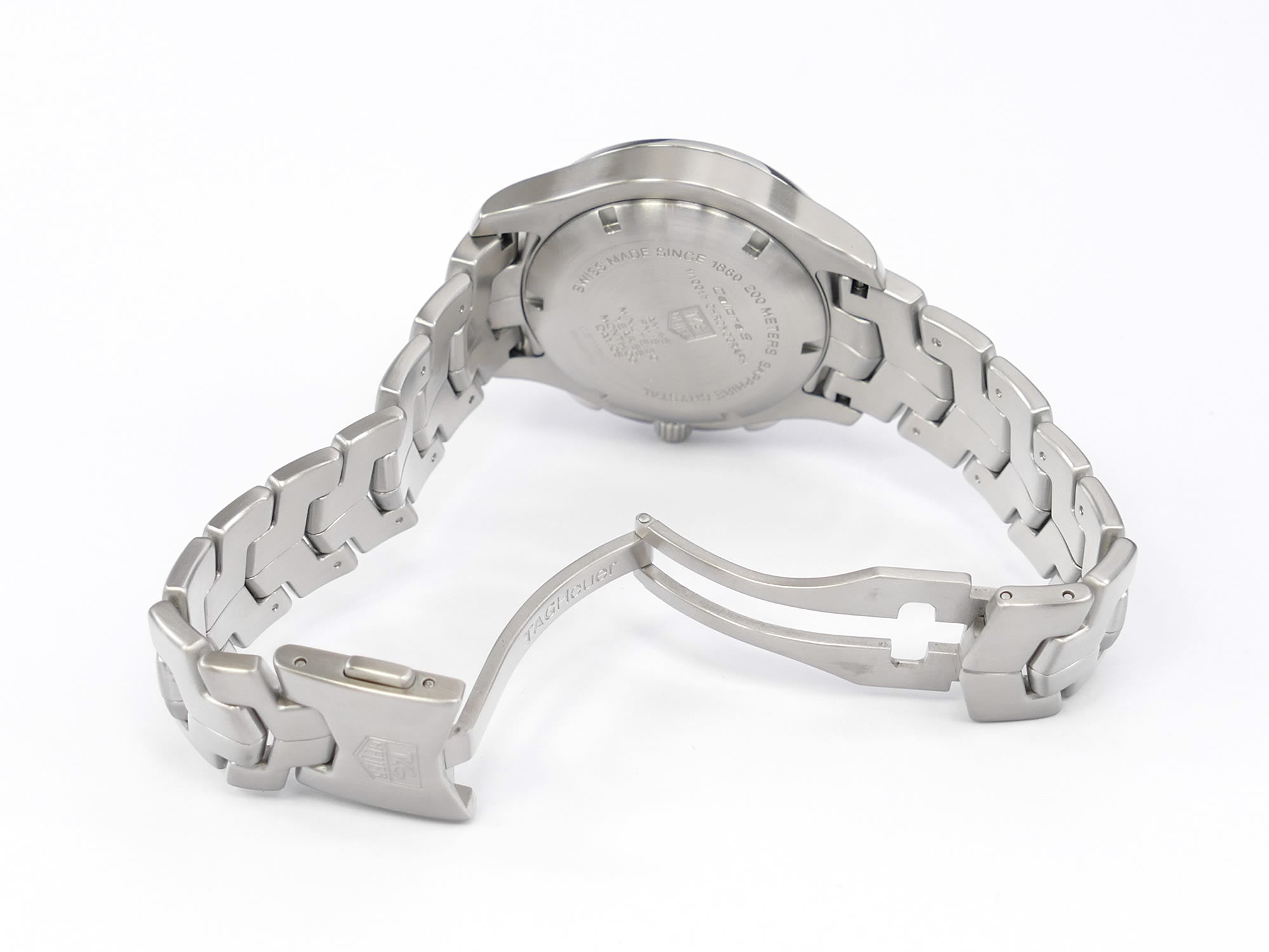 TAG Heuer Link Calibre S CJF7110-0 stainless steel folding clasp