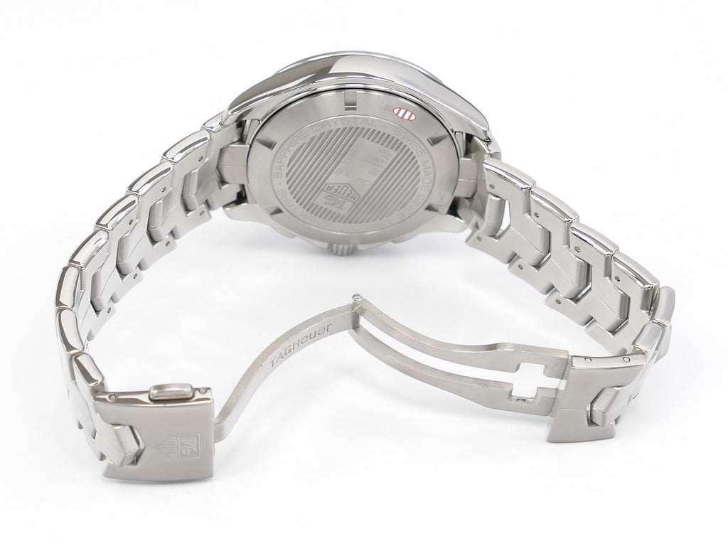 TAG Heuer Link Calibre S CAT7010 stainless steel folding clasp