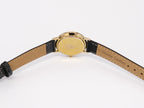 Gucci 3000M two piece black leather strap