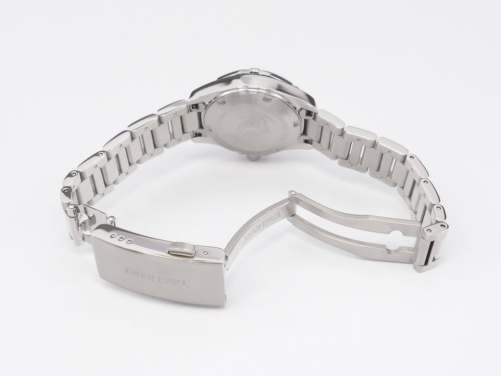 TAG Heuer Aquaracer WAY1412 stainless steel folding clasp with wet suit expansion