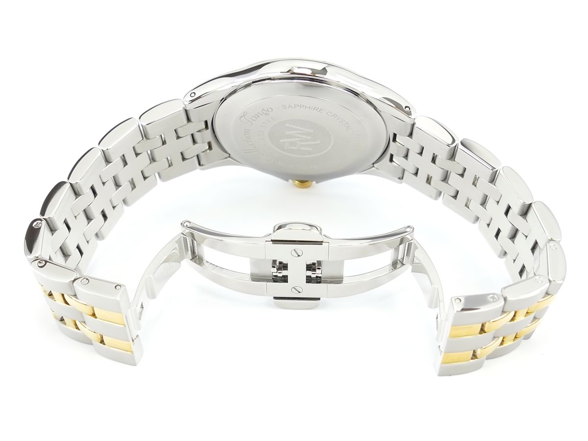 Raymond Weil Tango White Dial 5590-STP-30001 double folding concealed clasp
