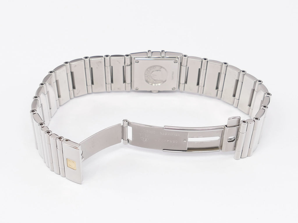 Omega Constellation Quadra 1528.76.00 stainless steel fold & slide clasp