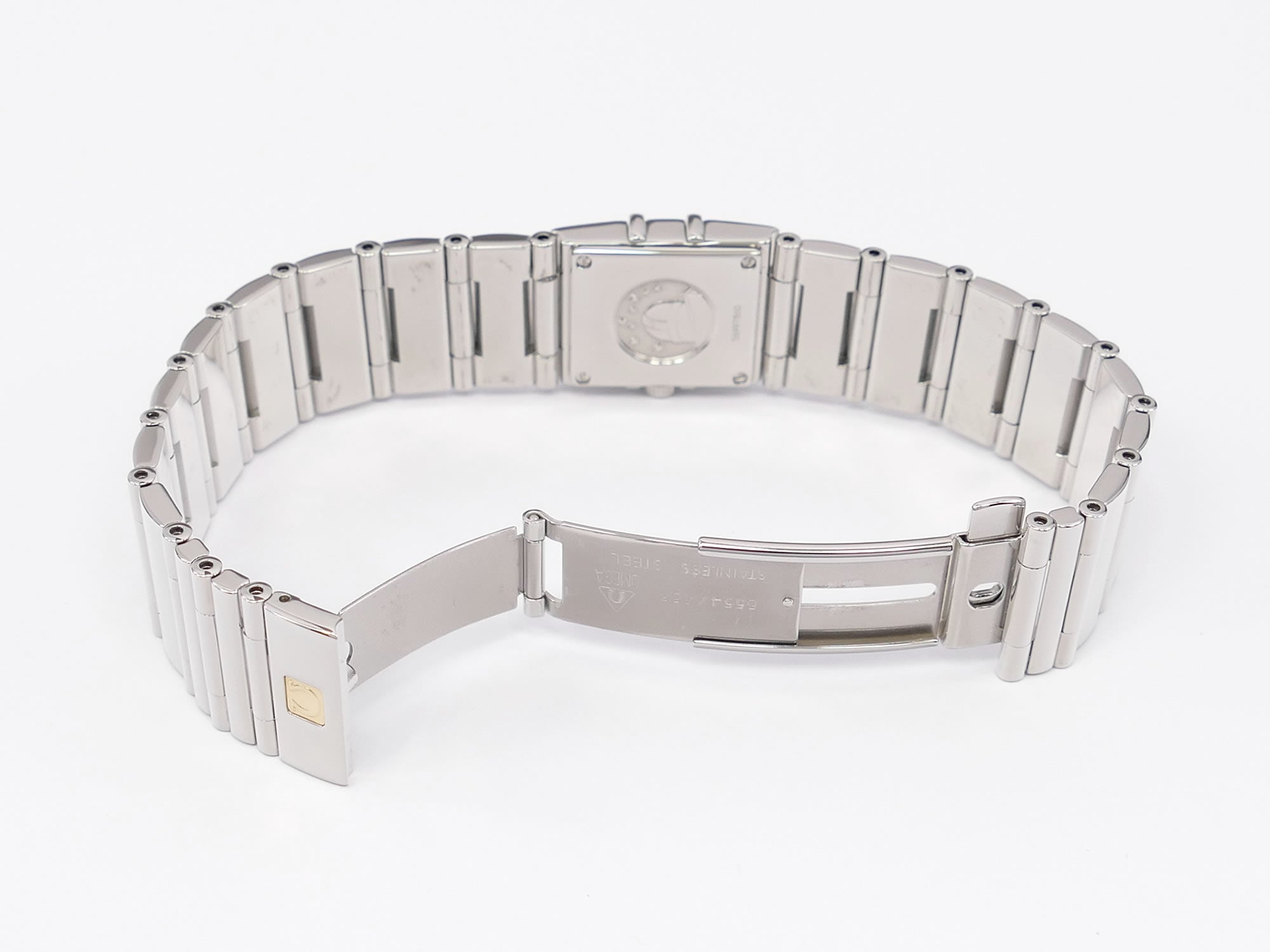 Omega Constellation Quadra 1528.76.00 stainless steel fold & slide clasp