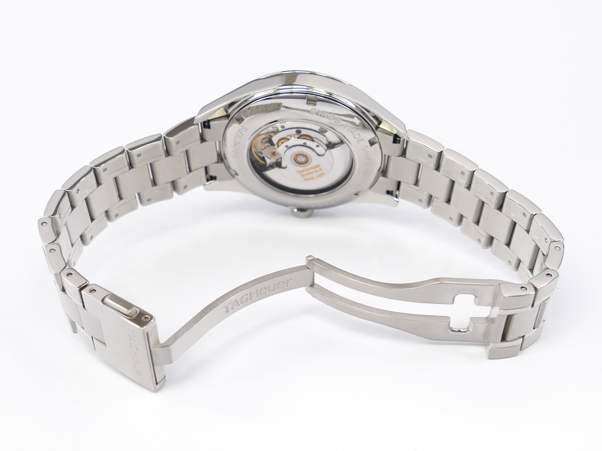 TAG Heuer Carrera WV211B-0 stainless steel folding clasp