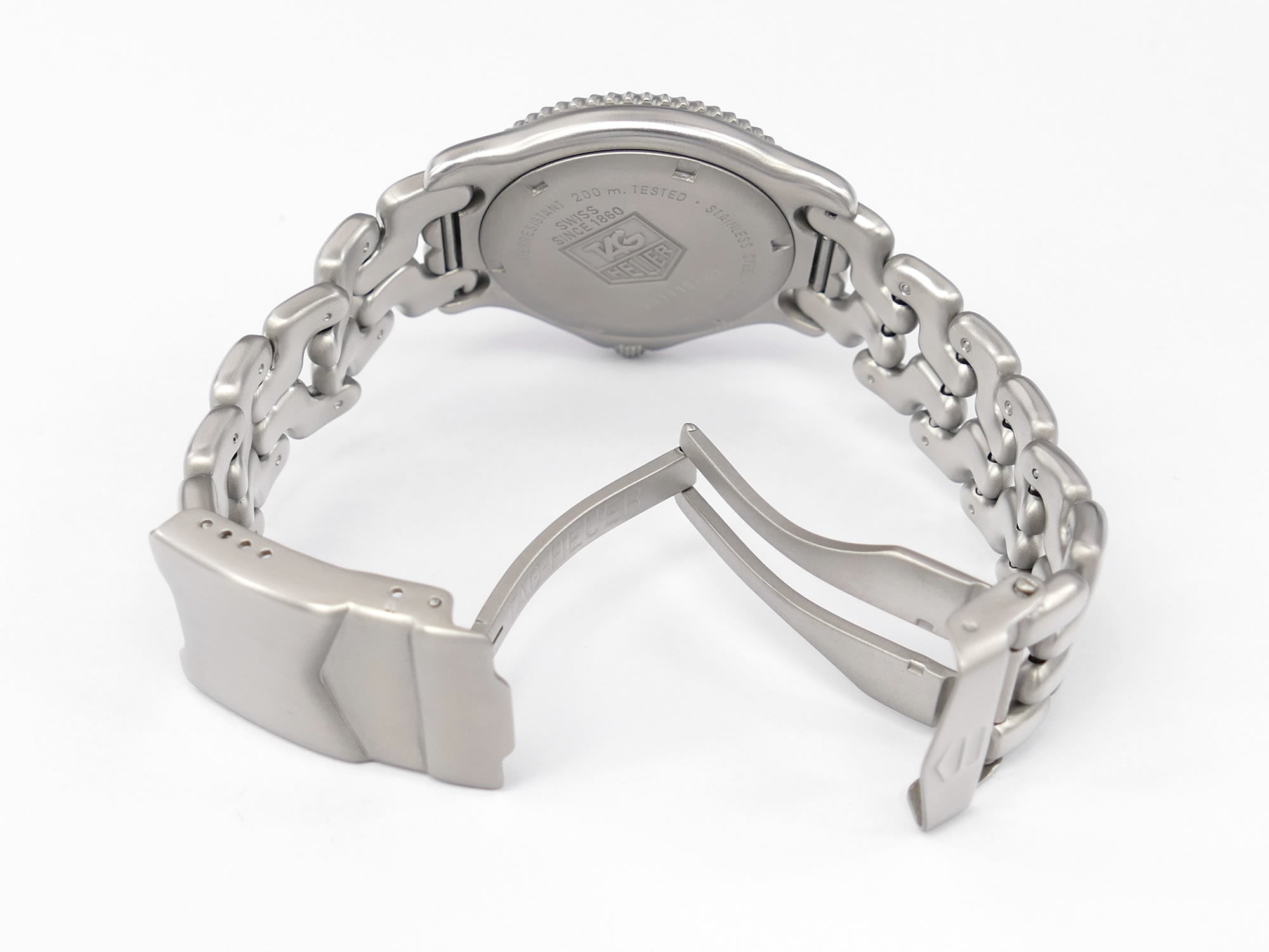 TAG Heuer SEL WG1113-K0 stainless steel folding clasp