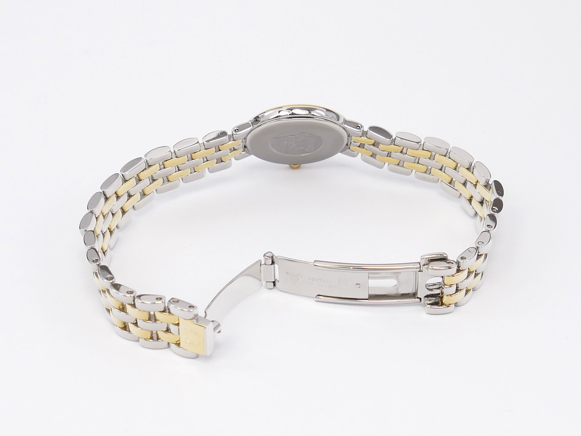 Omega De Ville 7260.33.00 Stainless Steel slide & fold clasp