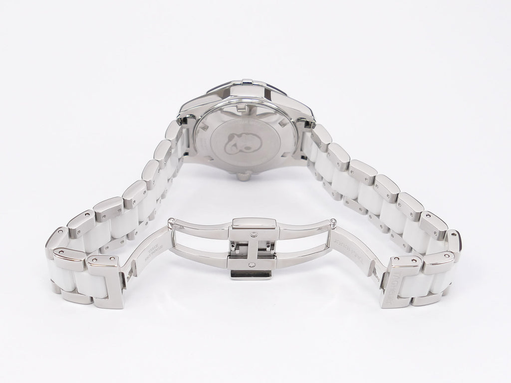 TAG Heuer Aquaracer WAY141B stainless steel bi folding clasp