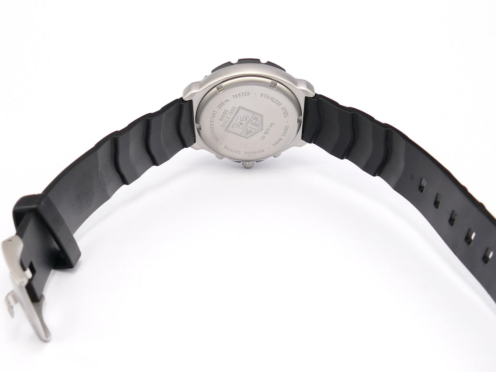 TAG Heuer Formula 1 CA1211-R0 two piece black rubber strap