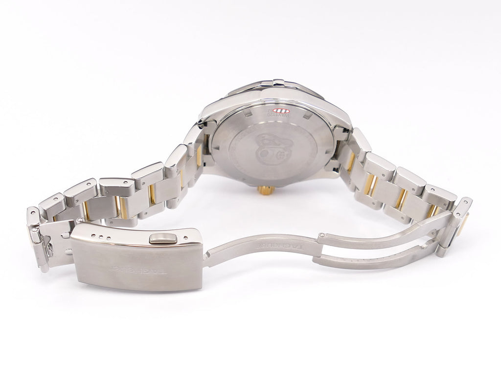 TAG Heuer Aquaracer WAY1120 fold over stainless steel clasp