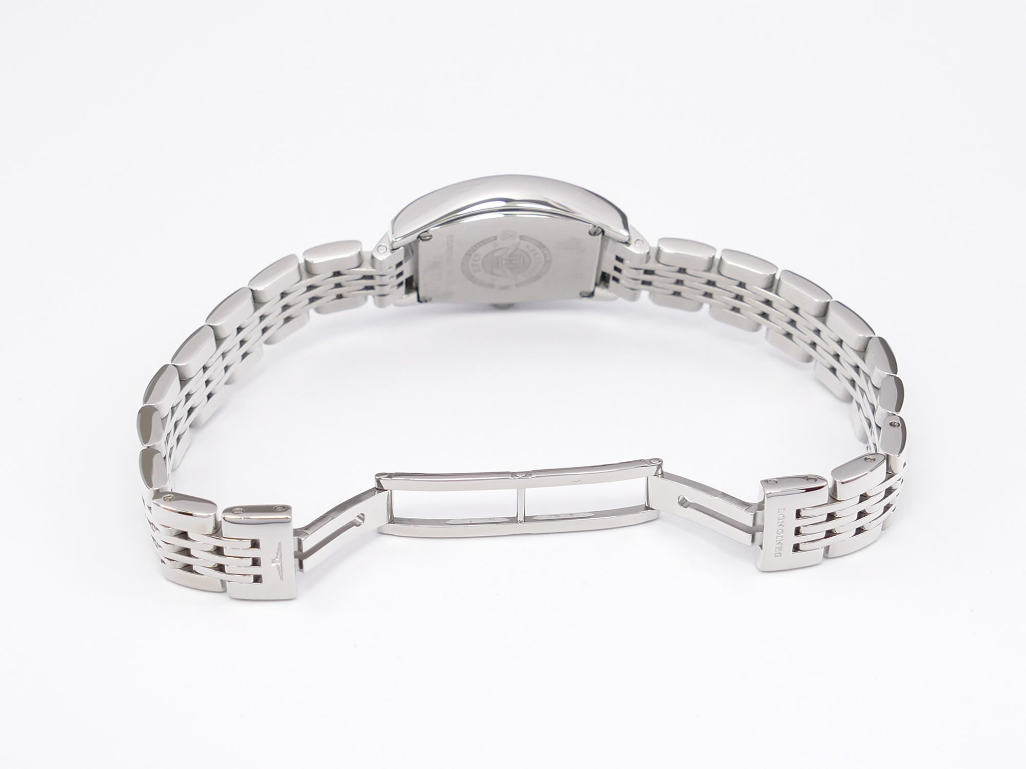 Longines Evidenza L2.175.0 stainless steel bi folding clasp