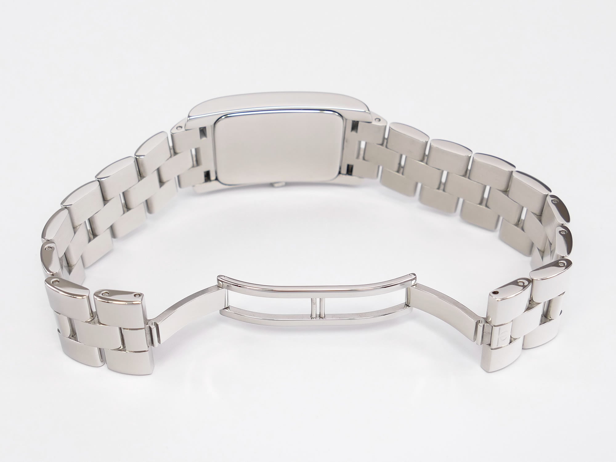 Baume & Mercier Hampton MV045063 stainless steel bi folding clasp