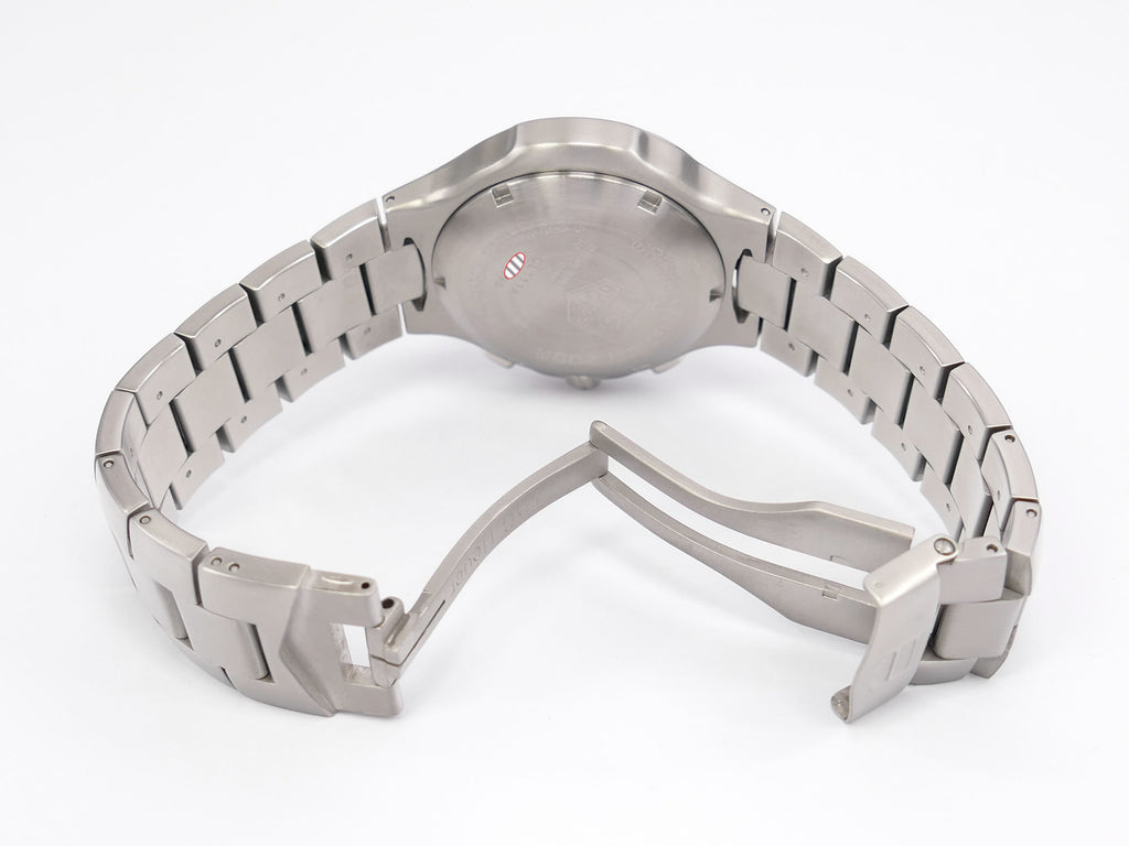 TAG Heuer Kirium F1 CL111A stainless steel folding clasp