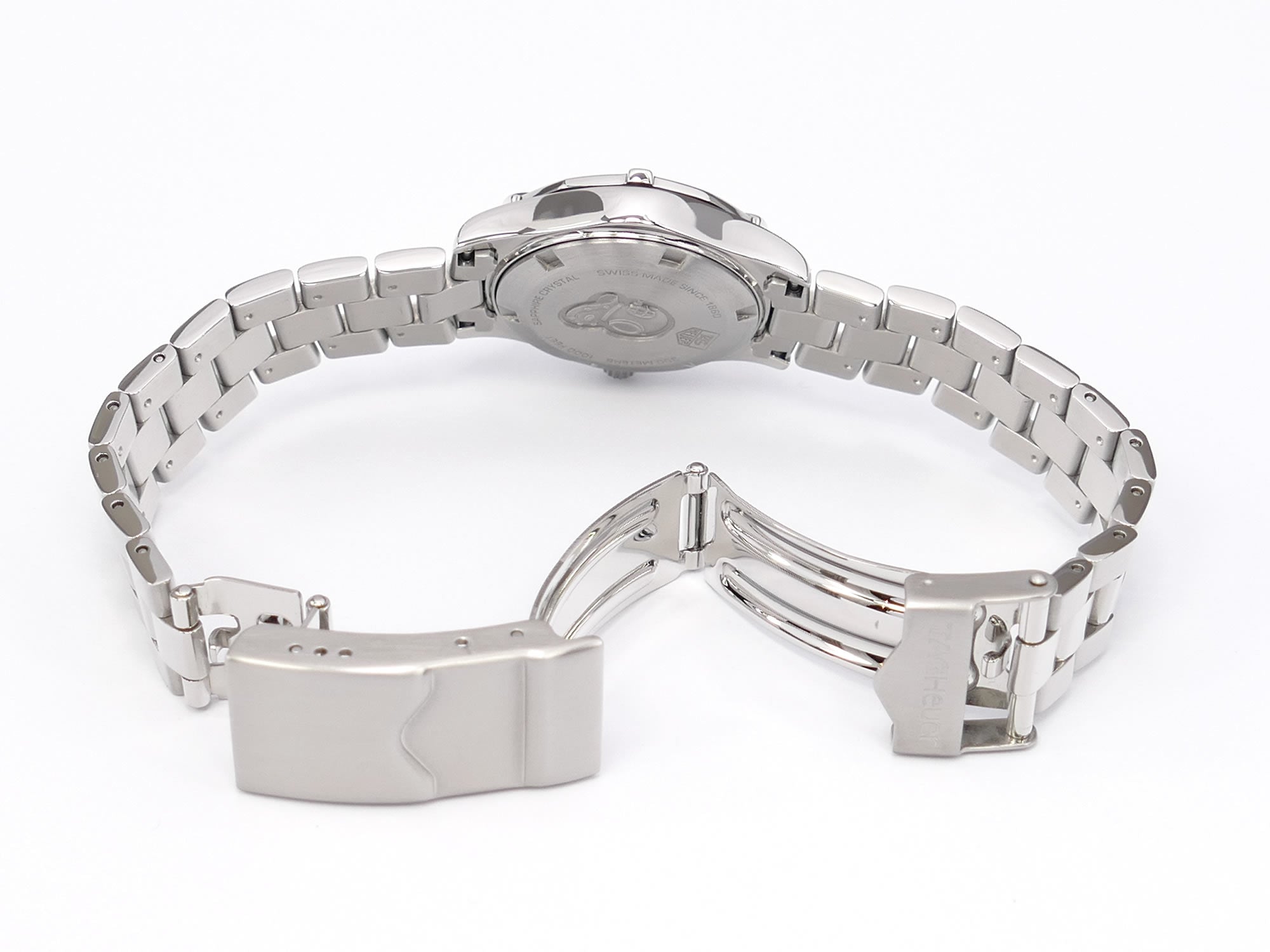 TAG Heuer Aquaracer WAF1418 stainless steel screw folding clasp