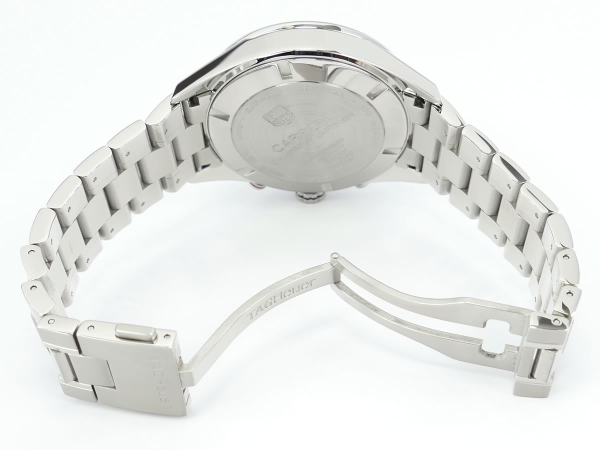 TAG Heuer Carrera Calibre S Laptimer Retrograde CV7A11.BA0795 folding stainless steel clasp