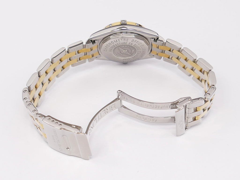Breitling Callistino D52345 stainless steel folding clasp
