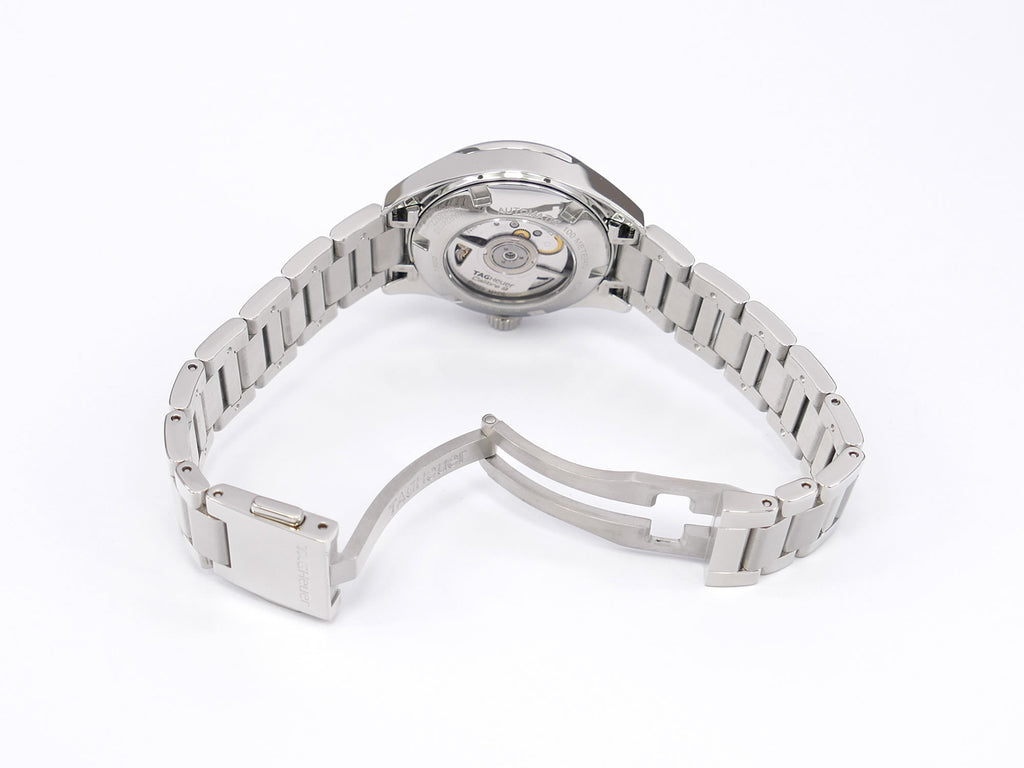 TAG Heuer Carrera WAR2411-2 stainless steel folding clasp