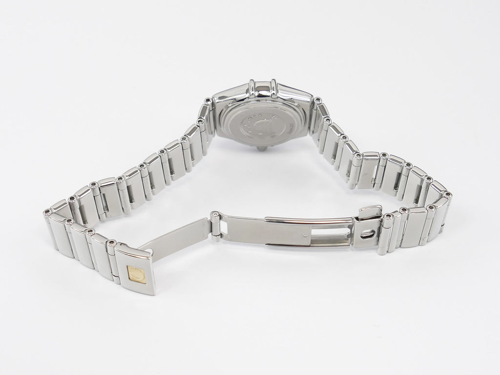 Omega Constellation 1465.71.00 stainless steel clasp with 18k gold logo