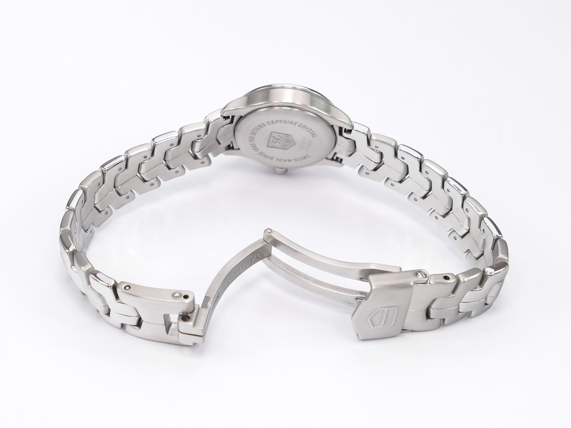 TAG Heuer Link WJF1410 stainless steel folding clasp