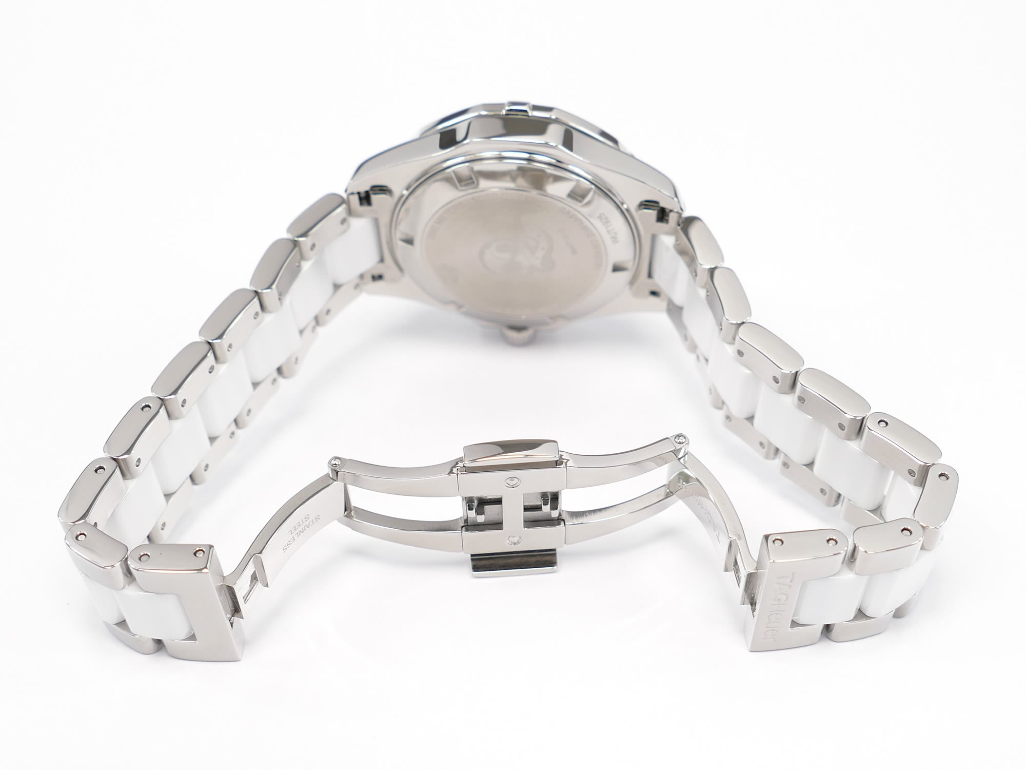 TAG Heuer Aquaracer WAY131D stainless steel bi folding clasp