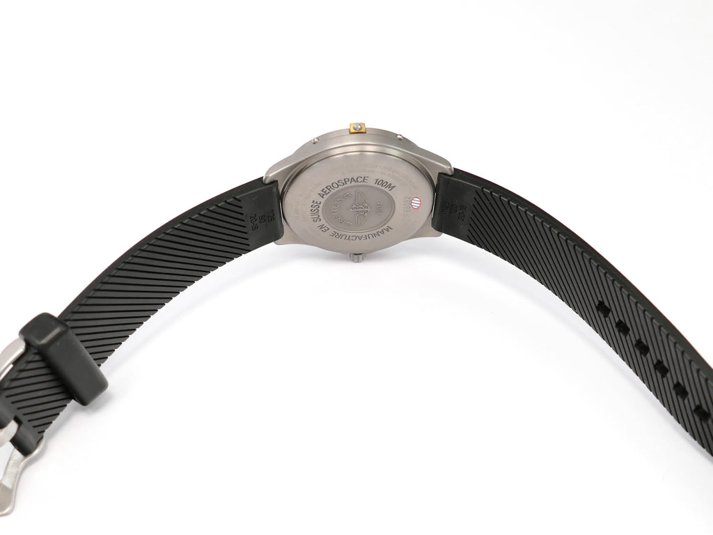 Breitling Aerospace F65062 two piece rubber strap