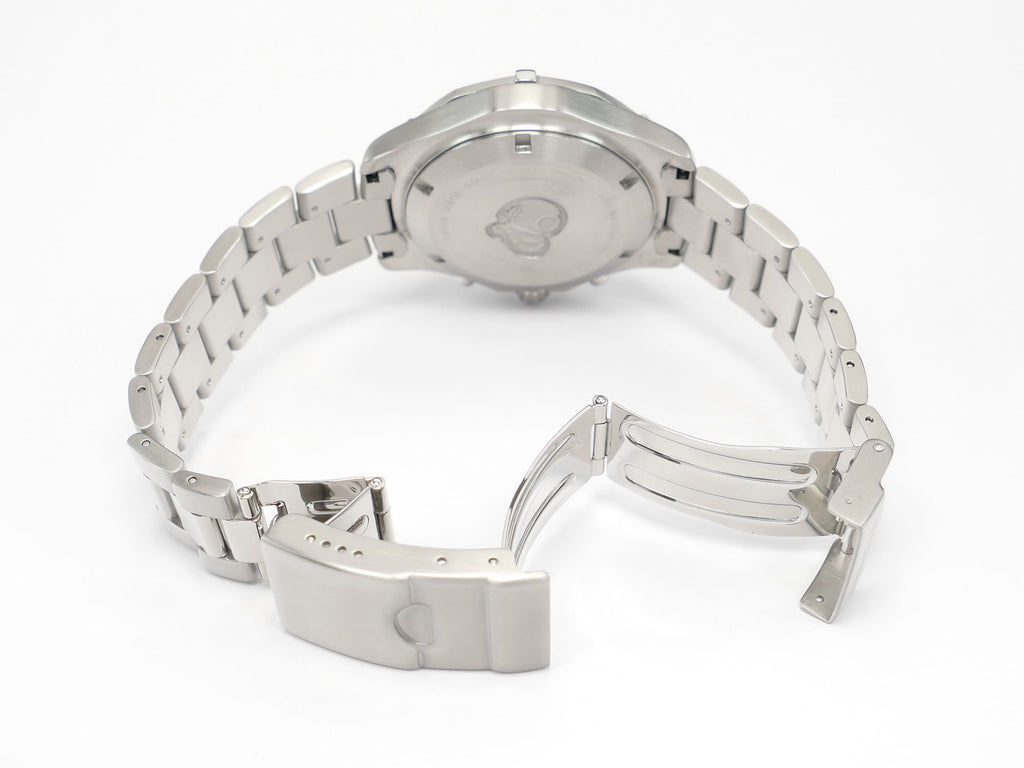 TAG Heuer Aquaracer CAF1112 stainless steel folding clasp