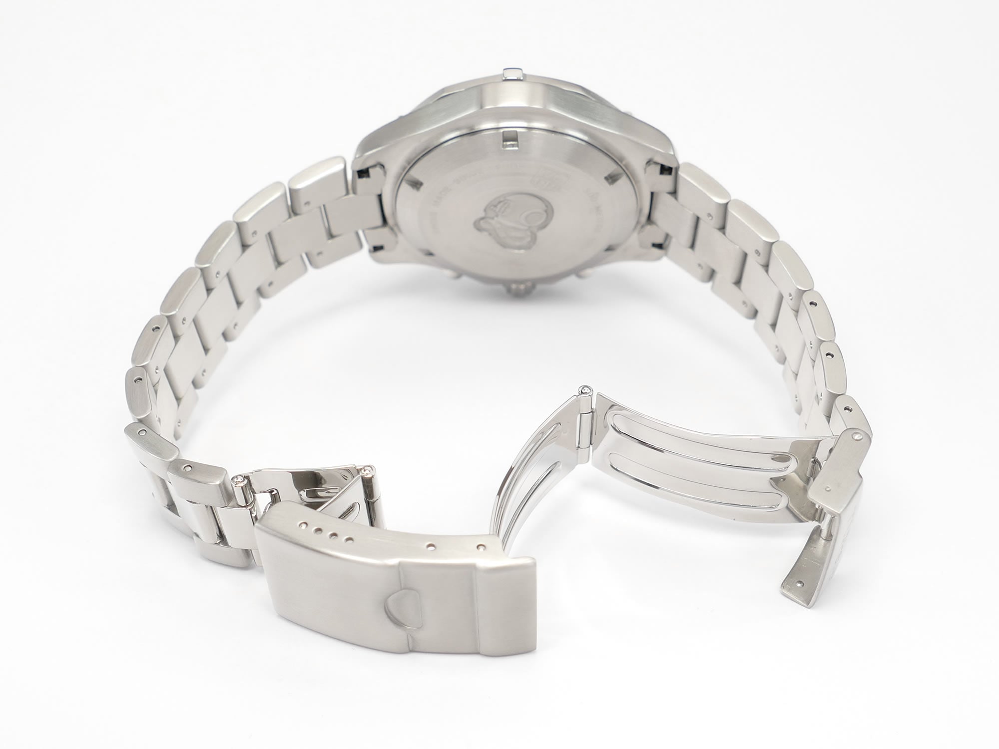 TAG Heuer Aquaracer CAF1112 stainless steel folding clasp