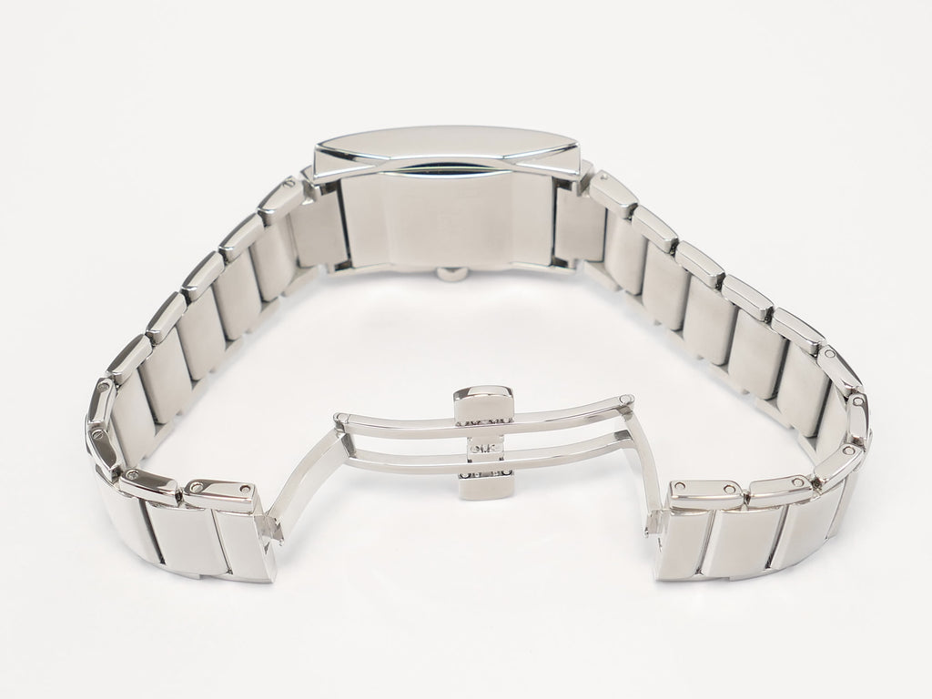 Montblanc Profile Elegance 7077 stainless steel bi folding clasp