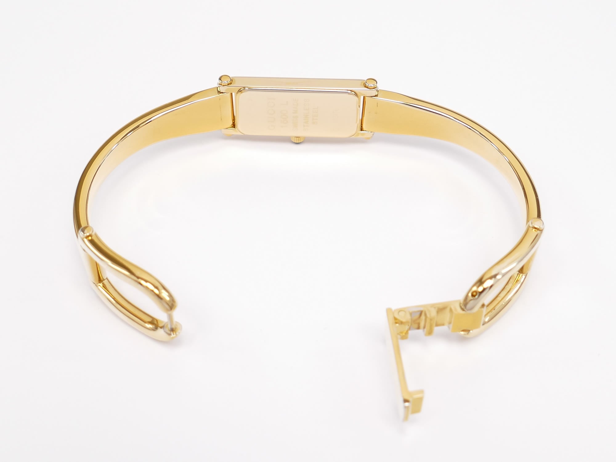 Gucci 1500L 18k Gold Plated 16.5cm bangle