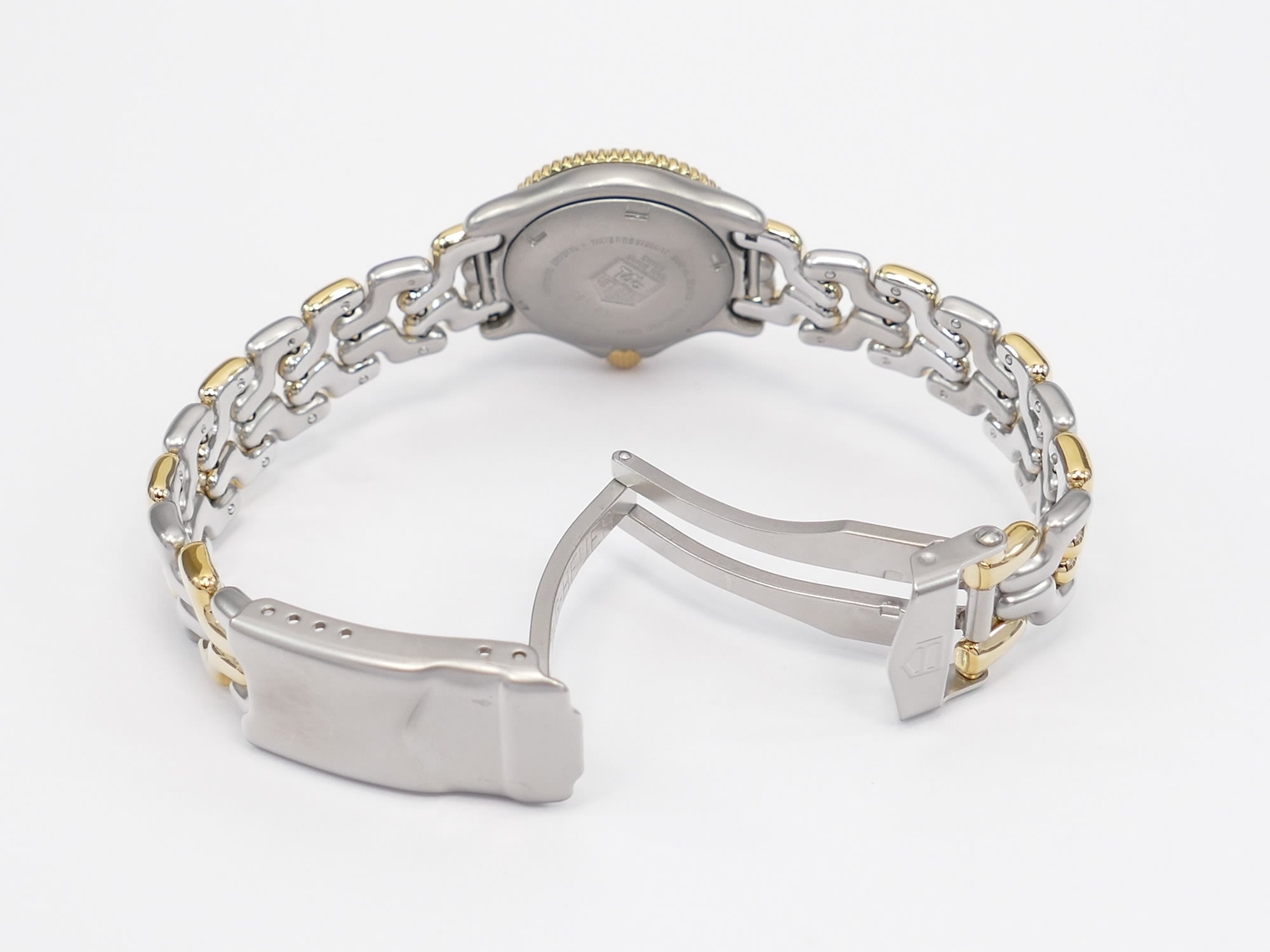 TAG Heuer SEL S95.208 stainless steel folding clasp