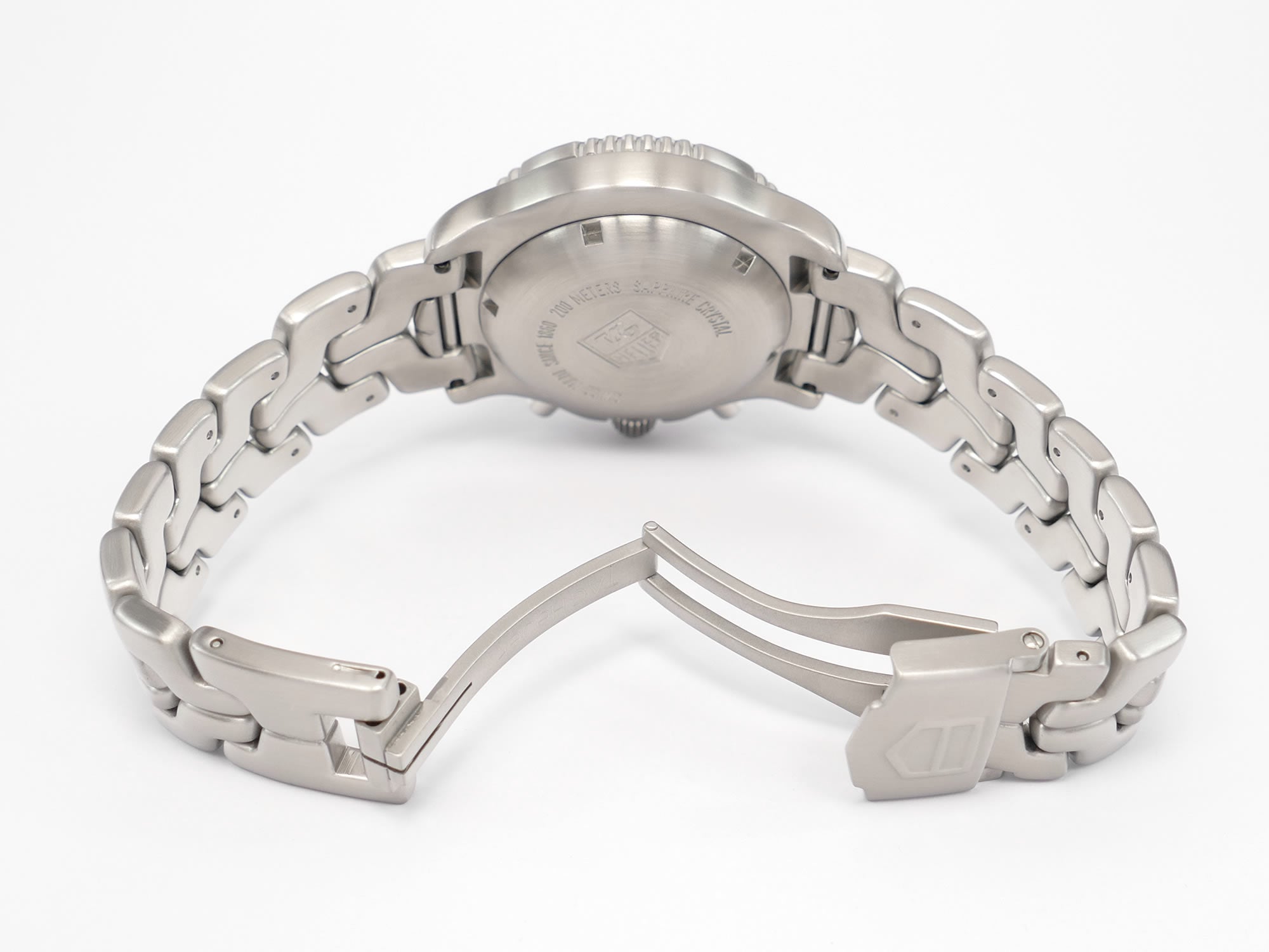 TAG Heuer Link CT2110 stainless steel folding clasp