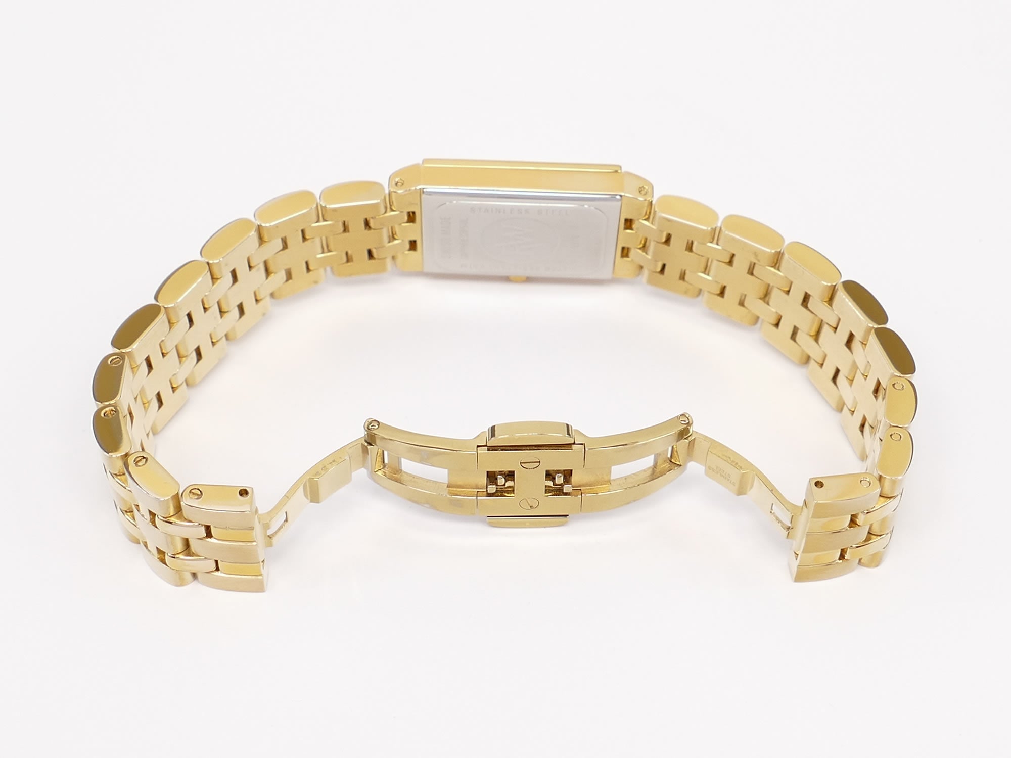 Raymond Weil Tango 5970 18k Gold Plated folding clasp