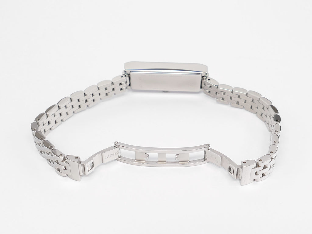 Gucci G-Frame 127.5 stainless steel bi folding clasp