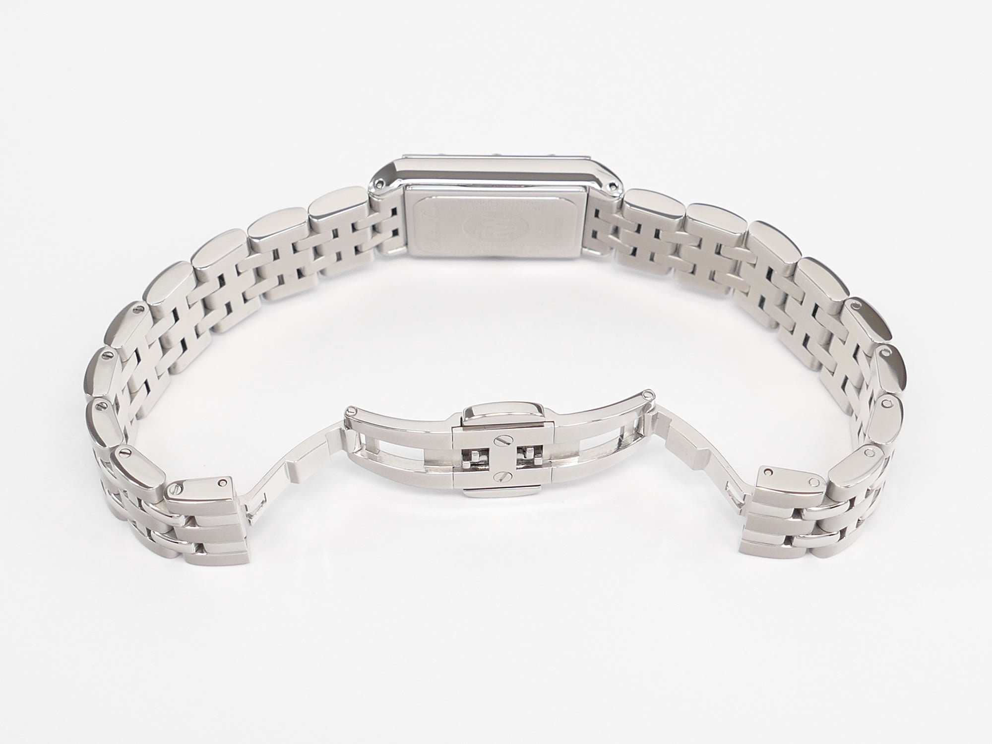 Raymond Weil Tango 5971 stainless steel bi folding clasp
