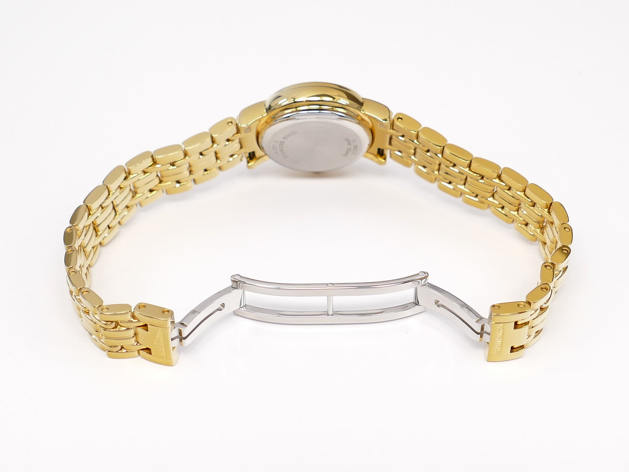 Longines Présence L4.221.2 stainless steel bi folding clasp