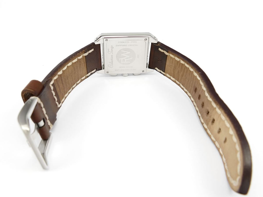 Raymond Weil Tango Chronograph 4881 brown leather strap