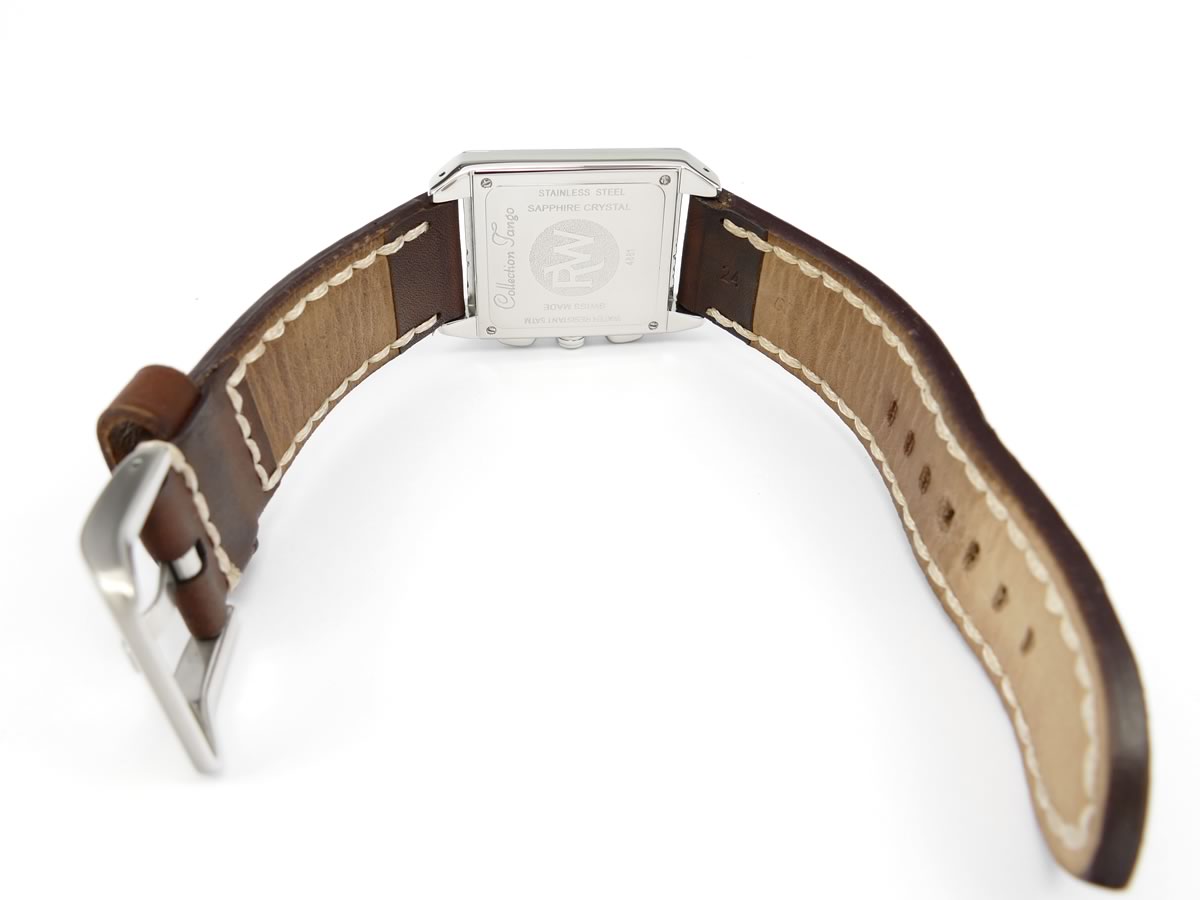 Raymond Weil Tango Chronograph 4881 brown leather strap