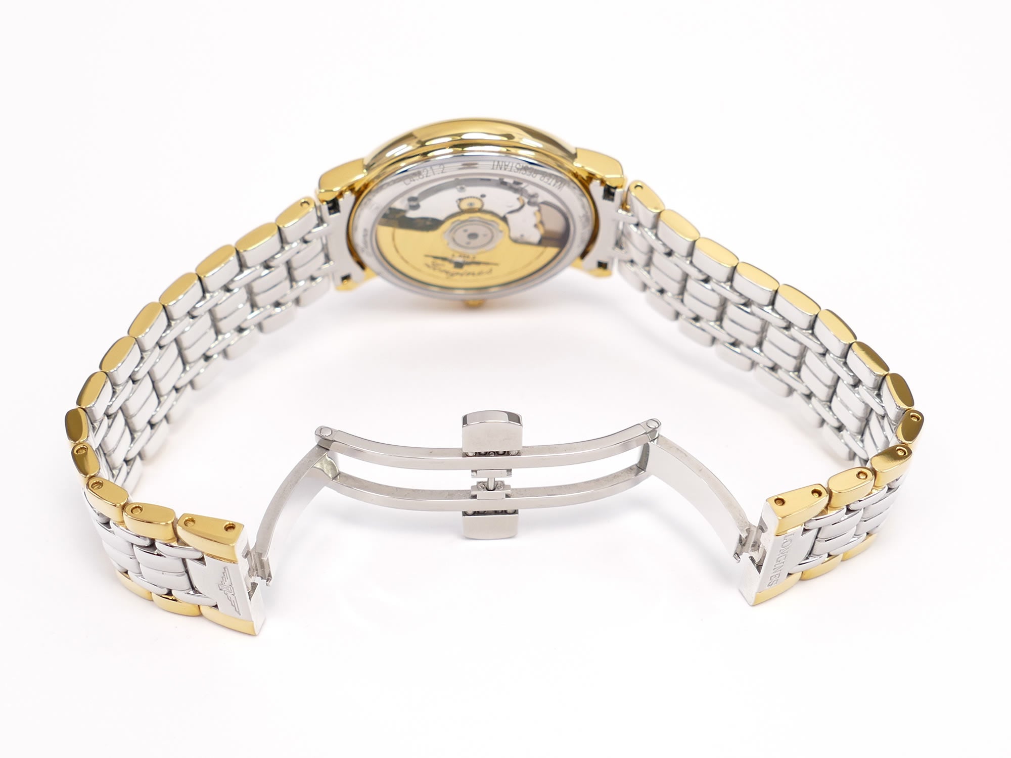 Longines Présence L4.821.2 bi folding stainless steel clasp