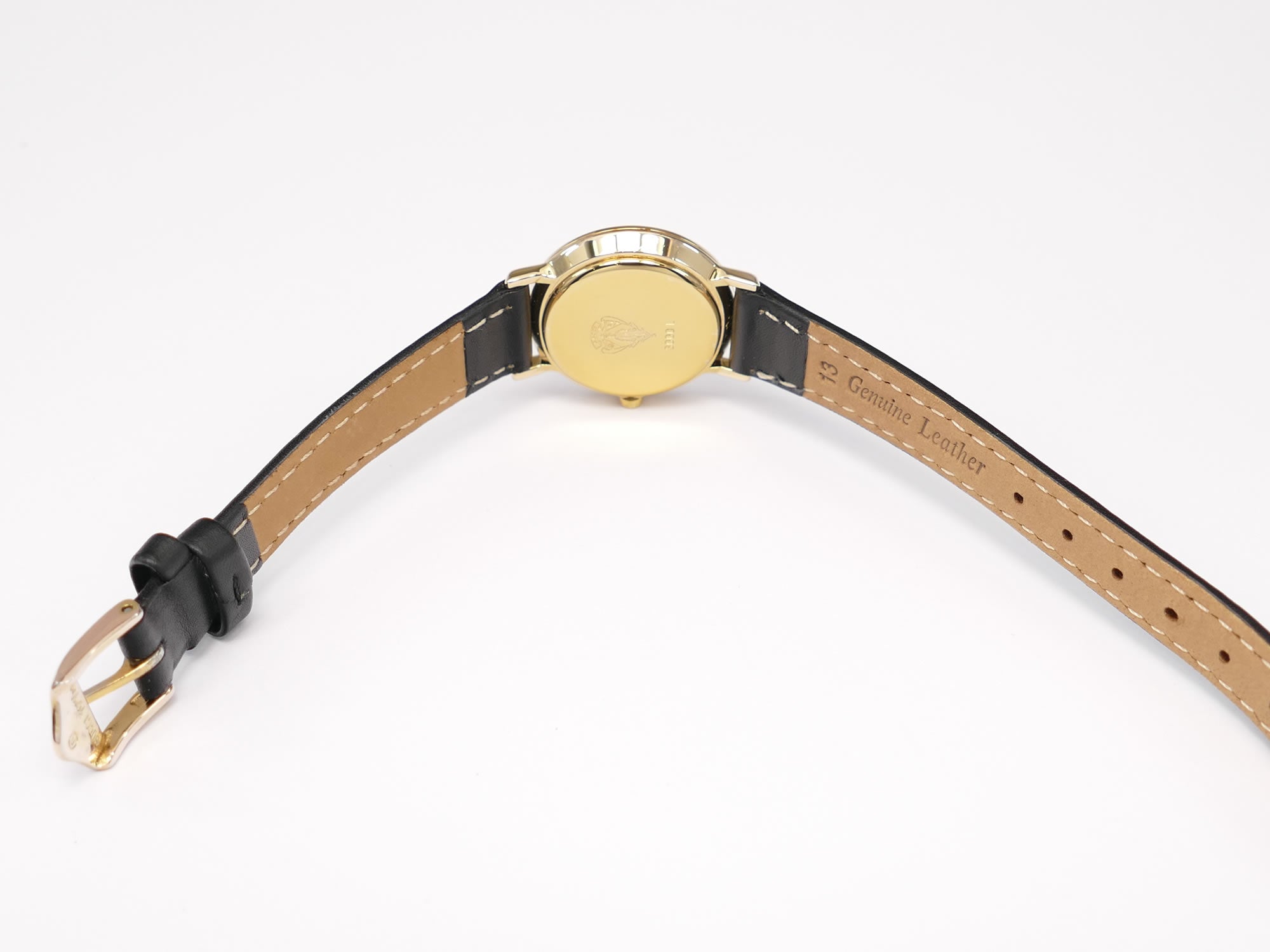Gucci 3000L two piece black leather strap